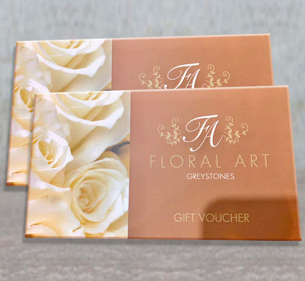 Gift Voucher Floral Art Florists Flower Delivery